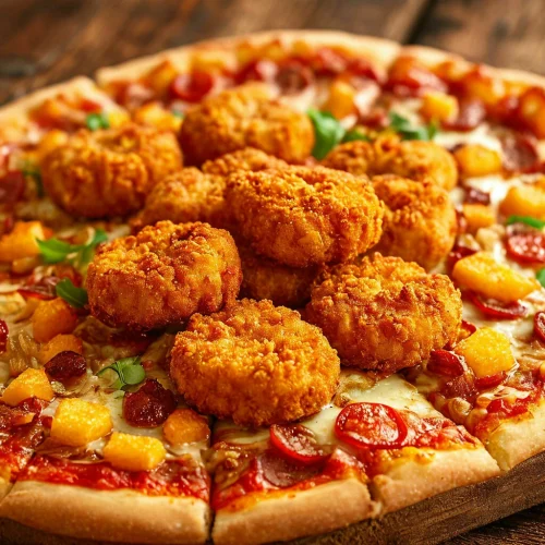 1 Pizza Puff & 2 Nuggets